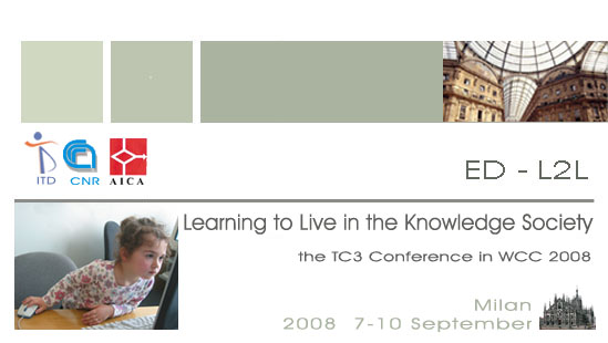 learning to live in the knowledge society, the tc3 conference in wcc 2008
